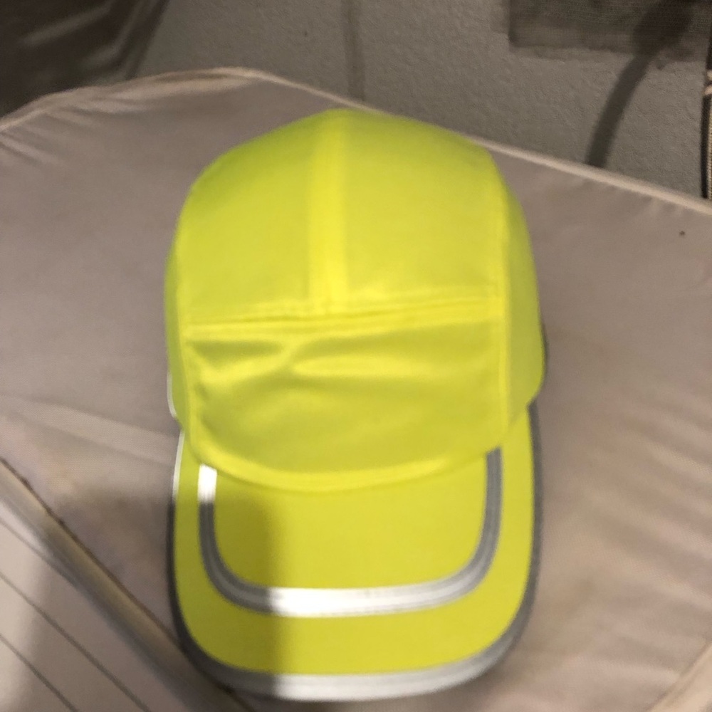 Neon Yellow Reflective Cap- 140A $15 or $12 w/offer